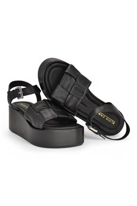 Zatterone in pelle colore nero. ELVIO ZANON | EB0904-NERO
